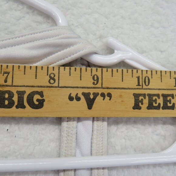 Kenneth Cole Swimsuit Womens Medium Black White One Piece Strappy Plunge Swim - Picture 5 of 8